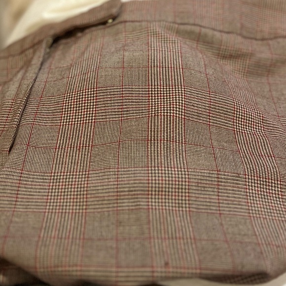 Venezia plaid (Brown, tan and red) pants - Picture 2 of 2